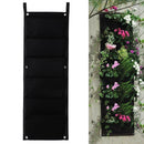 6 Pocket Hanging Vertical Garden Planter Indoor Outdoor Herb Pot Decor