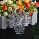 DIY Flower Potted Plants Scrapbooking Carbon Metal Steel Stencil Cutting Die  ME