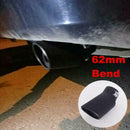 Stainless Steel Car Accessories Rear Bend Exhaust Pipe 62mm Muffler Tail M3D8