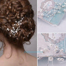 Women Girls Rhinestone Hair Accessories Wedding Party Bride Hairpin Headwear