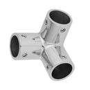 Polished Stainless Steel Marine Boat Hand Rail Fitting 3 Way Corner Elbow