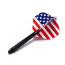 15pcs nylon dart shafts and 15pcs nice pattern darts flights dart accessories M&