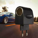 EU Car Power AC / DC Converter 220V to 12V Car Charger Socket