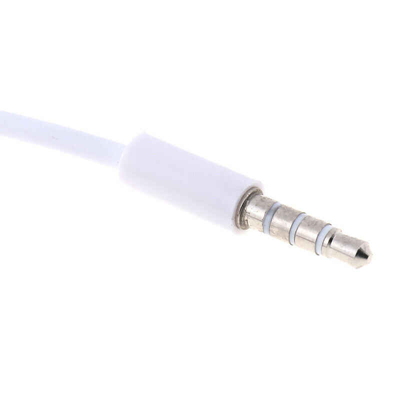 3.5mm Male Audio AUX Jack to USB 2.0 Type A Female Converter Cable JR