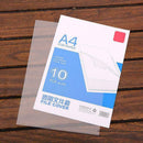 10 PCS Transparent White Vertical Insertion Type A4 Documents File Folder B Z1Q1
