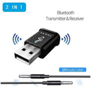Bluetooth 5.0 Audio Transmitter Receiver USB Adapter for TV PC Car AUX Speaker Y