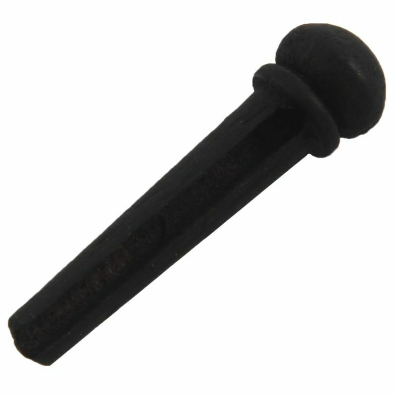 PP200000 TUSQ Bridge Pin with Paua Shell Inlay, Black