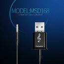 2 In 1 USB Bluetooth Transmitter Receiver Wireless Audio Adapter for TV Speaker