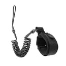 10.6Ft Ankle Leash Surfing Coiled Stand Up Paddle Board Black Tpu Paddle Bo