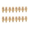 16 Pack Pure Copper Speaker  Stand Feet Cone Base Pads For Subwoofer