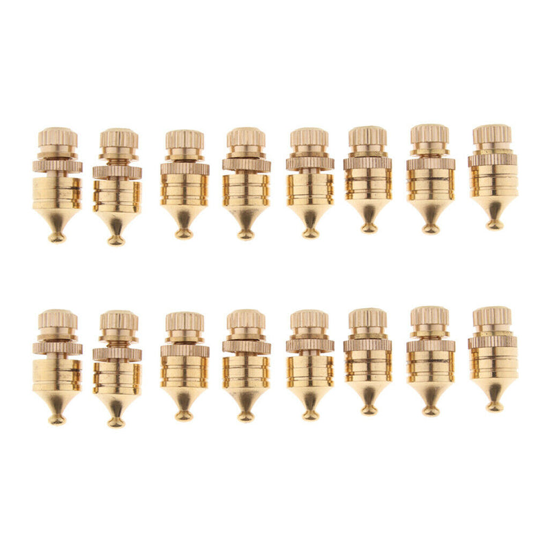 16 Pack Pure Copper Speaker  Stand Feet Cone Base Pads For Subwoofer