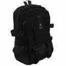 male Retro Leisure tourism canvas backpack black