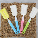 2X Baby Bottle Cleaning Sponge Brush For Glass Milk Bottle Cup Washing Br3C