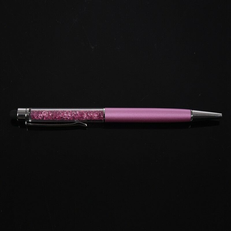 1pcs Crystal 2-in-1 Stylus Pens Capacitive Styli Stylus Touch Ballpoint Pen D9K3