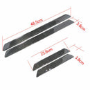 Panel Step Protector For VW Jetta 4 Door Sill Carbon Fiber Car Scuff Plate Cover