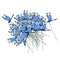 50pcs Beautiful Blue Dragonfly Stakes Garden Potted Plant Flower Pot Decor