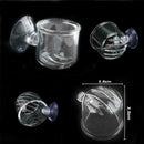 Aquarium/Fish Tank Holder Aquatic Plant Acrylic Cup Pet Pot Container Suppl U0H3