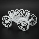 4pcs Mini White Dessert Stand with Premium Steel Material Cupcake Display,  S6B1