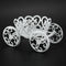 4pcs Mini White Dessert Stand with Premium Steel Material Cupcake Display,  S6B1