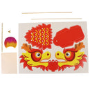 Chinese dragon art paper tumbling magic woven folk kids DIY christmas toysSJA â„–[