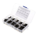 280Pcs M3 Stainless Steel Hex Socket Head Cap Screws Nuts Assortment Kit