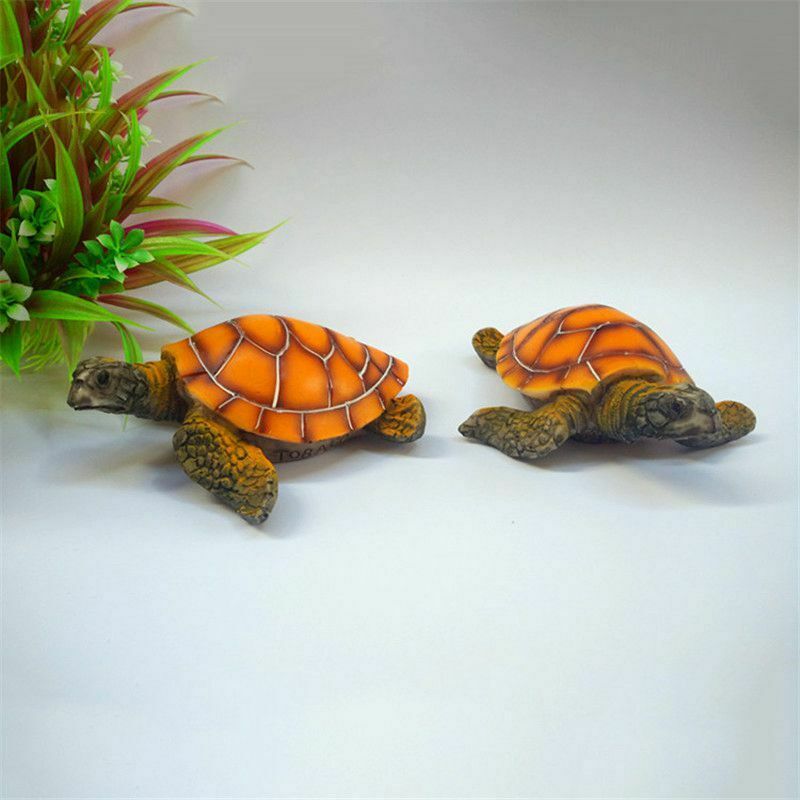 Aquarium Ornaments Decoration Artificial Turtle For Fish Tank Man Made ResinR4G8