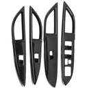 ABS Inner Door Armrest Window Lift Switch Button Cover Trim for Mitsubishi