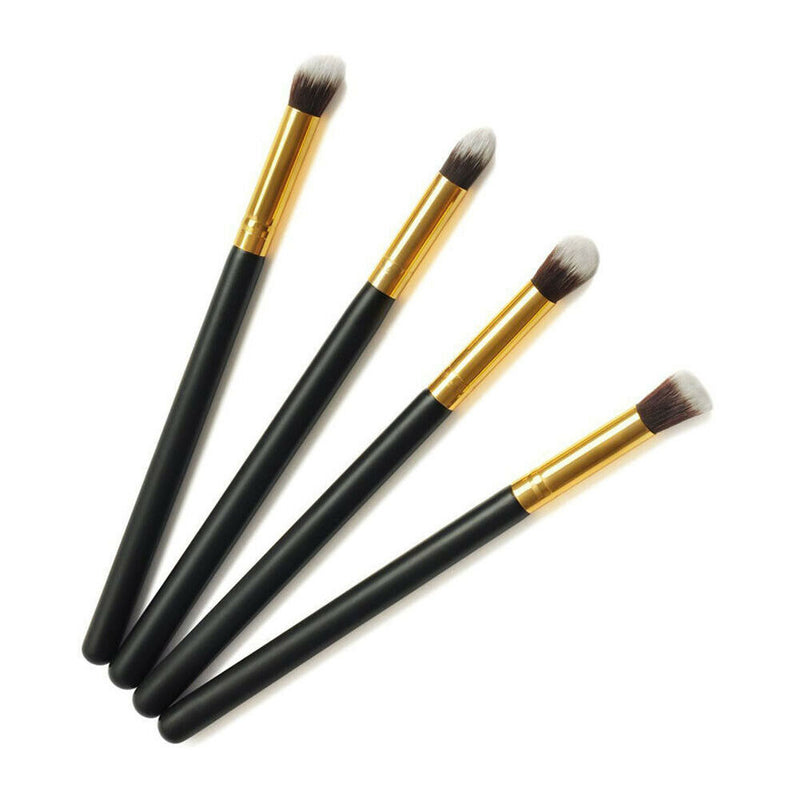 4pcs Pro Foundation Blush Blending Eyeshadow Makeup Brush Cosmetics Small