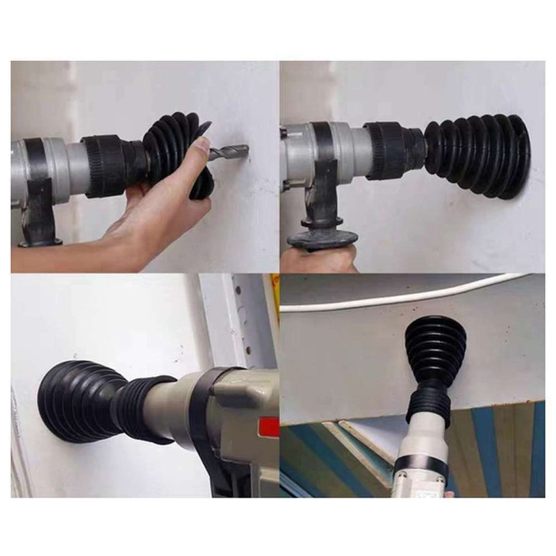 1 Set Drill Bit for Brick Wall Dustproof Ash Cover Bowl Collector Bit Extension