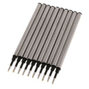 Pack of 10Pcs Metal Pen Refills Pen Replacement Smooth Writing 0.5mm Tip