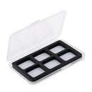 100% Waterproof Fly Box 6 Compartments Foam Fly Fishing Box Flies Lure Tackle