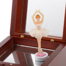 Classic Wooden Wind up Dancing Ballerina Music Box Kids Collectible Gift