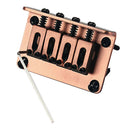 4 String Guitar Ukulele Saddle Bridge Adjustable Red Bronze with Screws +Wrench