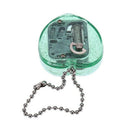 Mini Acrylic Heart-Shaped Musical Box Music Box Key Chain Kid Girl Gift "Ca I6M2