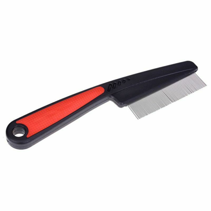 Pet Dog Comb Remove Fleas Lice Stainless steel Comb Dog Cat Hair Grooming T
