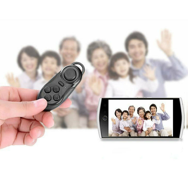 2x Bluetooth Phone Selfie Shutter Music Game Remote Control For Android IOS