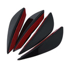 4pcs Car Universal Front Bumper Styling Decoration Bumper Lip Splitter Stickers