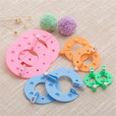 8x Multifunction Pompon Maker Fluff Ball Weaver Needle Knitting DIY TooL Kit HME
