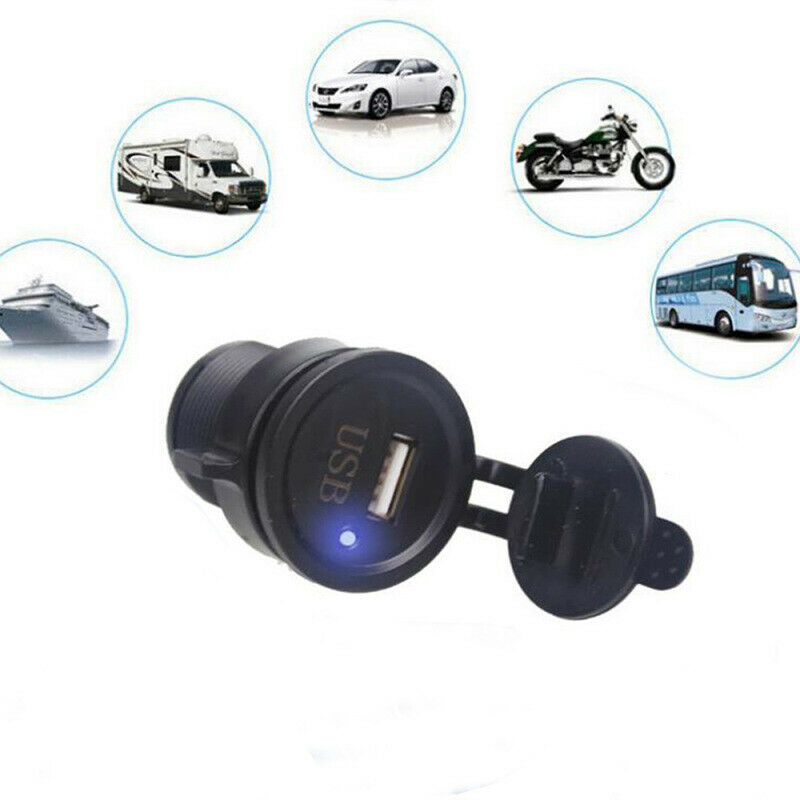 12V Car Boat Caravan USB Cigarette Lighter Socket Splitter Charger Adapter Well