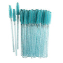 500x Disposable Eyelash Brushes Crystal Handle Eye Lash Extension Grafting