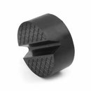 V-groove Car Jack Rubber Pad Anti-slip Rail Protector Support Block Heavy Black