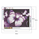 5D DIY Full Drill Diamond Painting Butterfly Flower Cross Stitch (H045)
