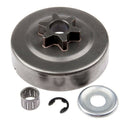 4X(3/8 6T Clutch Drum Sprocket Washer E-Clip Kit For Stihl Chainsaw 017 018L6C1)