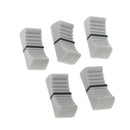 Mixer Straight Sliding Potentiometer Knob Cap Fader Plastic Cap Light Gray