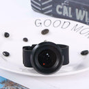 Triangle Pointer Quartz Watch Men Women Silicone Strap Wristwatch (Watch) A