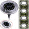 Solar Power Buried Light Ground With 16Led 2V/100Ma Lamp Outdoor Path Garde