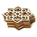 10pcs Muslim Ramadan Eid Mubarak Wood Pendants DIY Retro Hanging Ornament