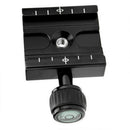 QR-50 Quick Release Plate Clamp Adapter Set Fit for Manfrotto DSLR Cameras