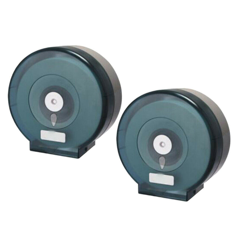 2PC Wall Mounted Toilet Paper Roller Holder Rack Dispenser Waterproof Office