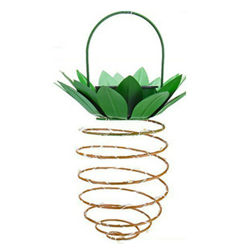 Led Garden Light Solar Lights Outdoor Decor Pineapple Hanging Fairy Lamp Wa D8S5